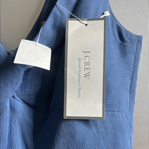 J. Crew Textured Blue Dress #7006 - Picture 2 of 8